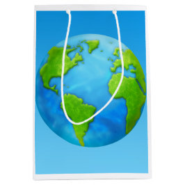 Sac de cadeau de jour de la terre