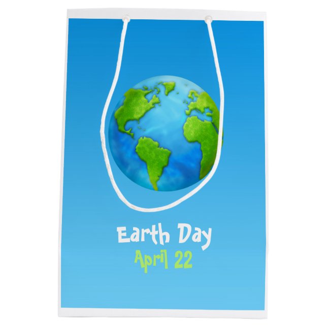 Sac de cadeau de jour de la terre (Dos)