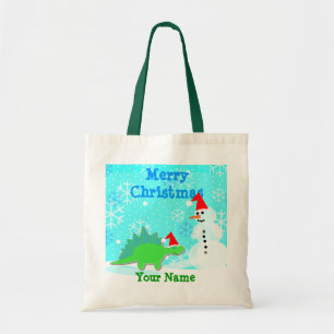 Sac de cadeau de Joyeux Noël de bonhomme de neige