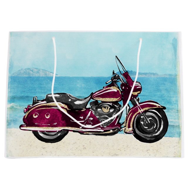 Sac de cadeau de motard de moto (Devant)