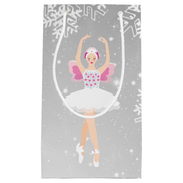 Sac de cadeau de Noël de ballerine et de (Devant)