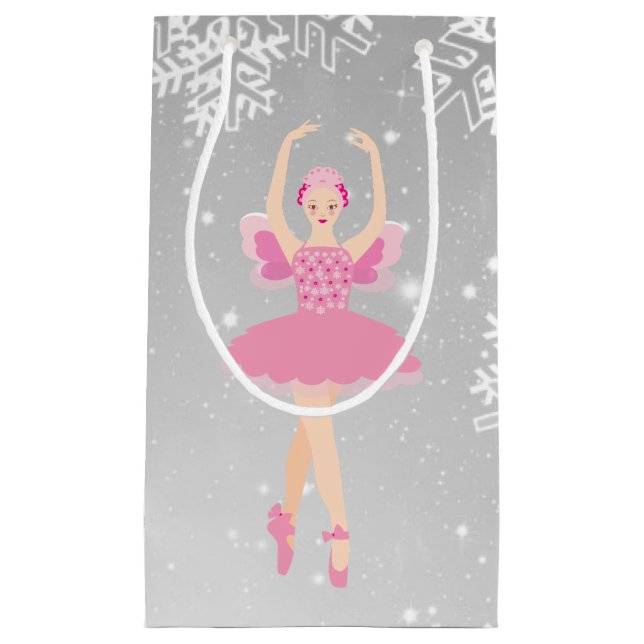Sac de cadeau de Noël de ballerine et de (Devant)