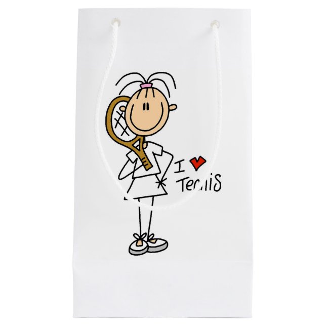 Sac de cadeau de tennis d'amour de la femelle I (Devant)