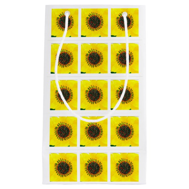 Sac de cadeau de tournesol de vacances (Devant)