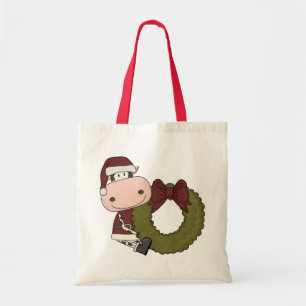 Sac de cadeau de vache à guirlande de Noël