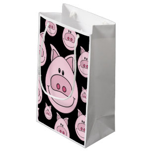 Sac de cadeau de visage de porc