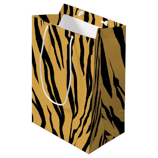 Sac de cadeau d'impression de tigre (Devant Angle)