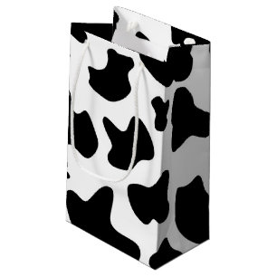 Sac de cadeau d'impression de vache