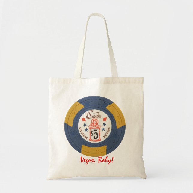 Sac de cadeau personnalisé par jeton de poker de (Devant)