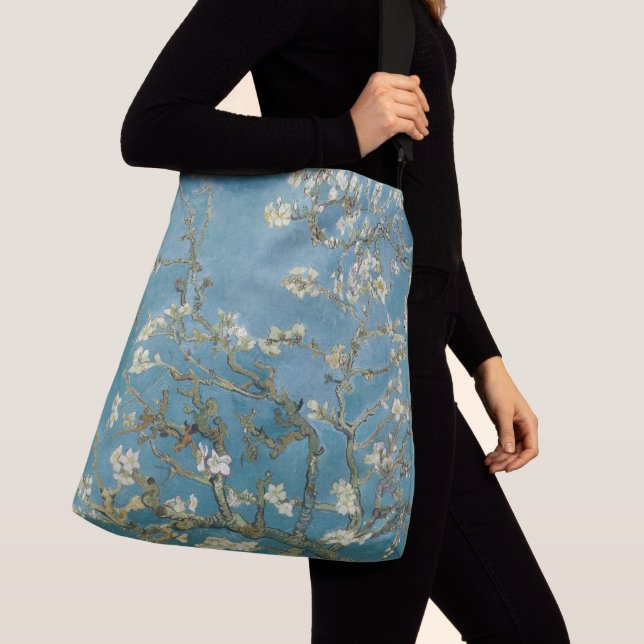 Sac de carrosserie avec imprimé fleur d'amande (De près)
