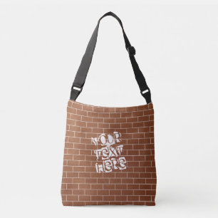 Sac de carrosserie de mur de brique Brown - Texte 