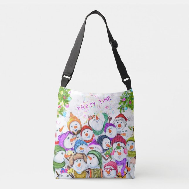 Sac de carrosserie de Noël de la fête des Snowmans (Devant)