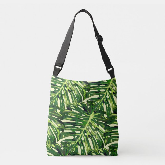 Sac de carrosserie Feuille de Monstera Tropical (Devant)