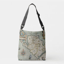 Sac de carrosserie vintage carte du monde