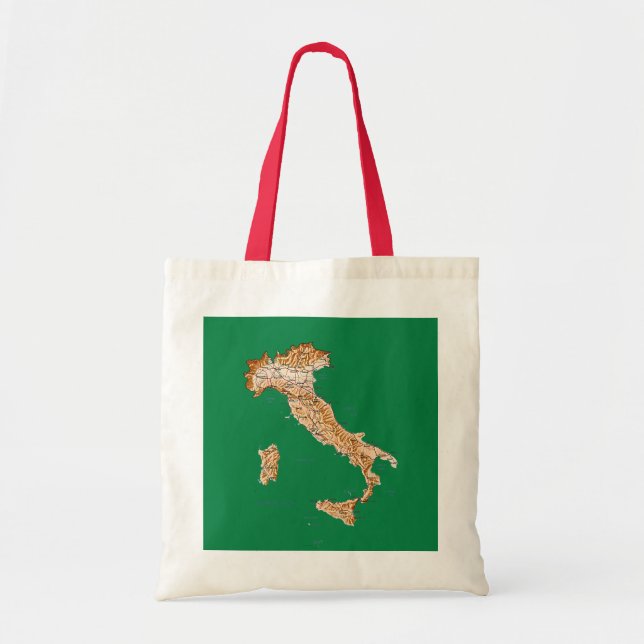 Sac de carte de l'Italie (Devant)