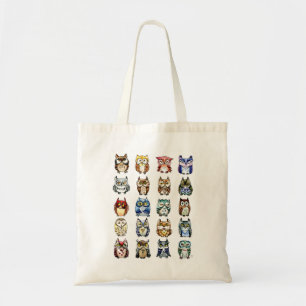 Sac de chat et de hiboux