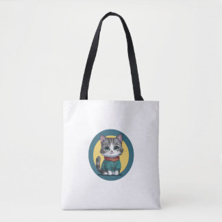 sac de chat portant des vêtements mignons
