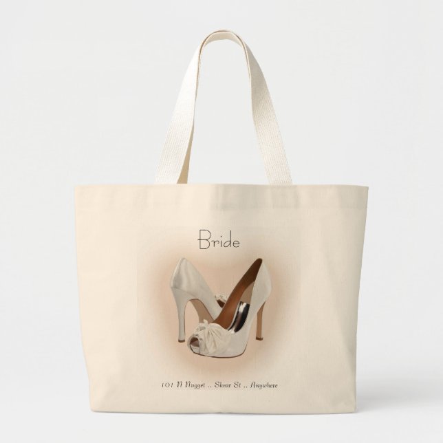 Sac de chaussures nuptiale personnalisé Fourre-tou (Devant)