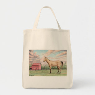 Sac de cheval et d'épicerie de grange