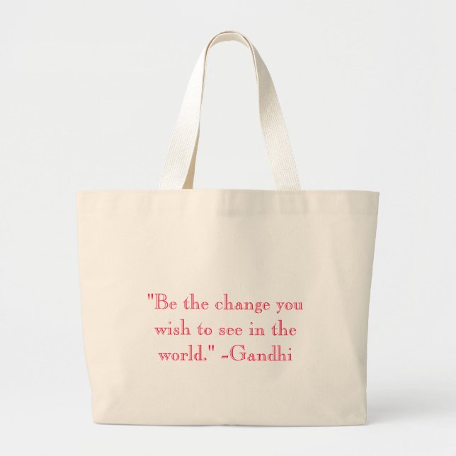 Sac de citation de Gandhi (Devant)