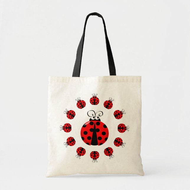 Sac de coccinelle de bande dessinée (Devant)