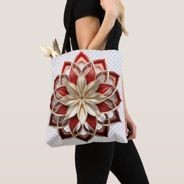 Sac de conception fractale Mandala (De près)