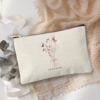 Sac de cosmétiques/accessoires à bouquet floral pr