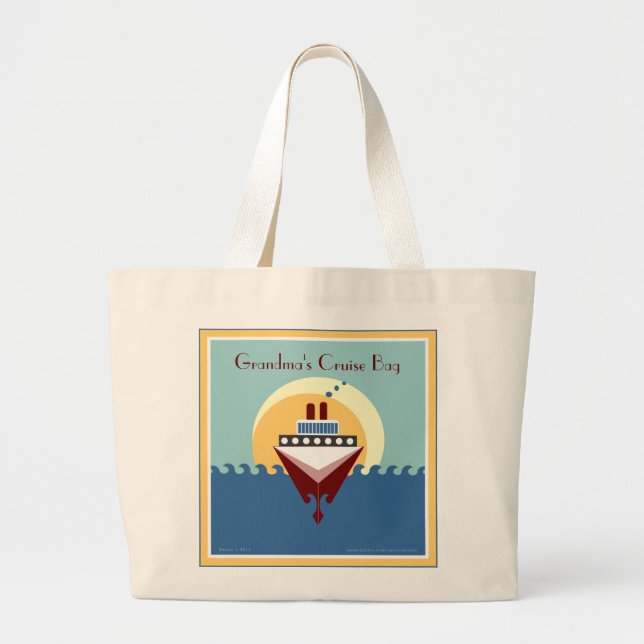 Sac de croisière de grand-mère - Sac fourre-tout d (Devant)