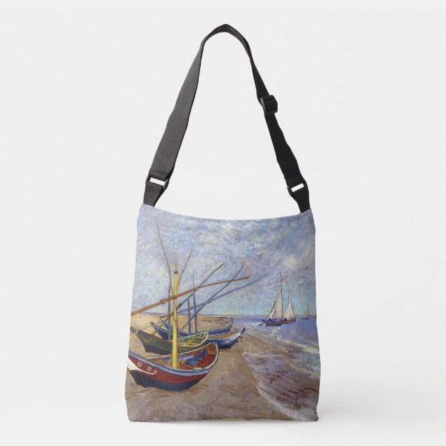 Sac de Crossbody de bateaux de pêche de collection (Devant)