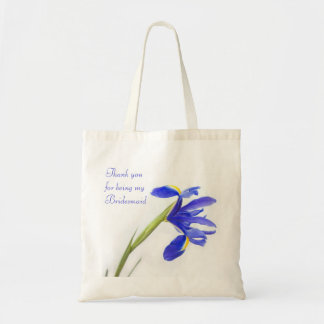 Sac de faveur de mariage de fleur d'iris de