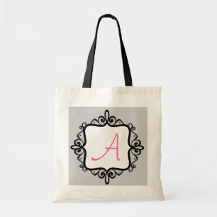 Sac de faveur de mariage de monogramme