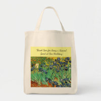 Sac de faveur de mariage, Vincent van Gogh, Iris