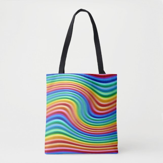 Sac de fourre-tout de fierté d'arc-en-ciel (Devant)