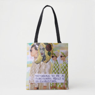 Sac de fourre-tout feignant pour être un adulte
