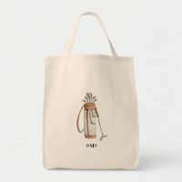Sac de golf monogramme