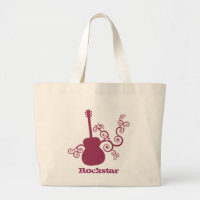 Sac de guitare Rockstar, Fuchsia