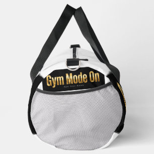 Sac de gym personnalisé noir mode gym activé Sacs