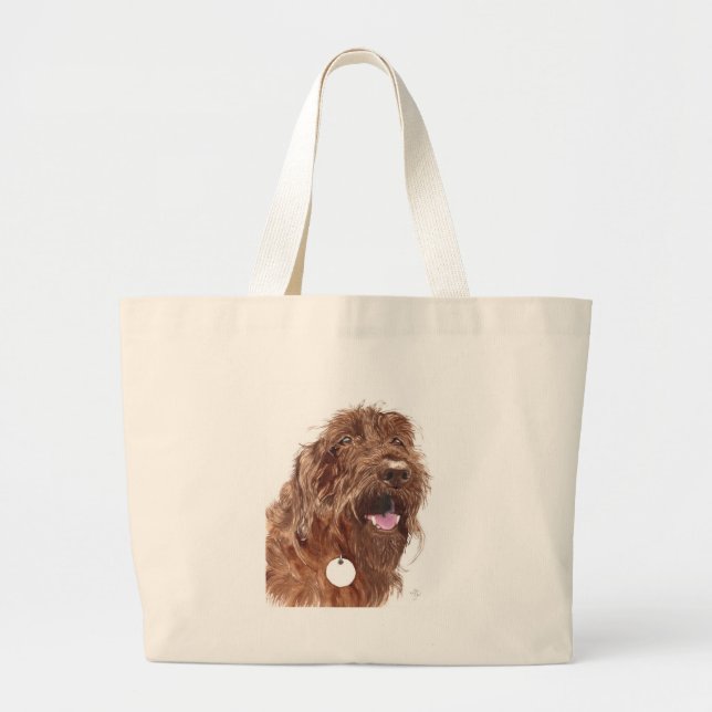 Sac de Labradoodle #1 de chocolat (Devant)