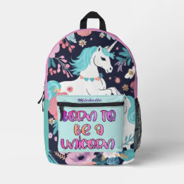 Sac de l'école cool, Né pour être une licorne Pers