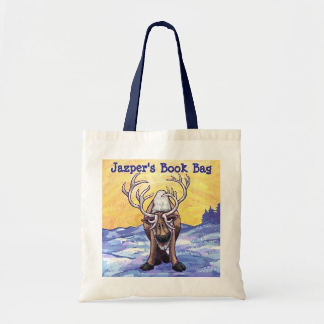 Sac de livre personnalisé Reindeer (Devant)