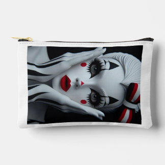 Sac de maquillage Arlequin monochrome - Gras & Élé