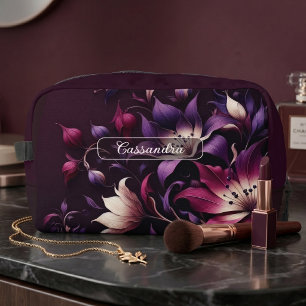 Sac de maquillage de voyage gothique rose classe p