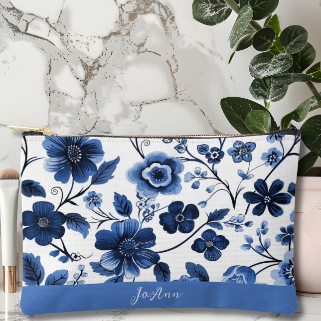 Sac de maquillage floral personnalisé (Créateur téléchargé)