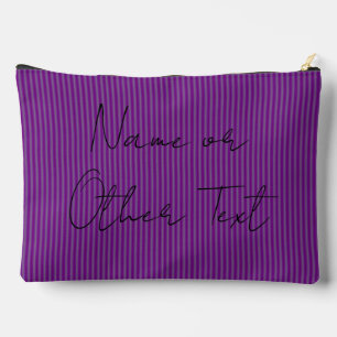 Sac de maquillage lignes violettes HAMbyWG