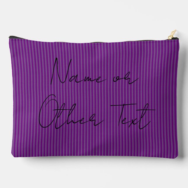 Sac de maquillage lignes violettes HAMbyWG (Verso)