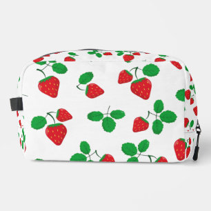 Sac de maquillage mignon à la fraise