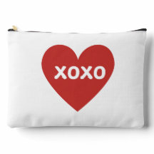 Sac de maquillage XOXO Heart Zipper Poch