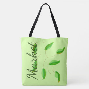 Sac de marché de produits verts