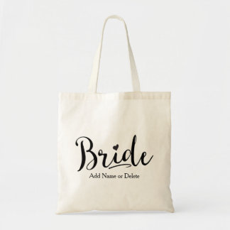 Sac de mariage pour le sac fourre-tout à toile de