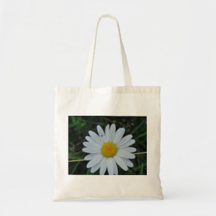 Sac de matière du coton marguerite blanche